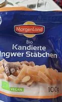 Sokerin määrä sisällä Kandierte Ingwer Stäbchen