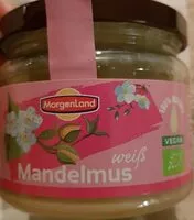 Sokerin määrä sisällä Mandelmus weiß