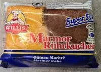 Zuckermenge drin Marmor Rührkuchen