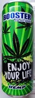Zuckermenge drin Booster Hemp Energy Drink