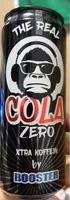 Sokerin määrä sisällä The Real Cola Zero by Booster