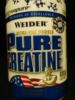 Amount of sugar in Pure Creatine