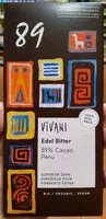 Zuckermenge drin Vivani 89% cacao Peru