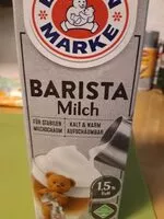 Jumlah gula yang masuk Barista Milch
