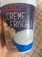 Sokerin määrä sisällä CREME FRISCHLI