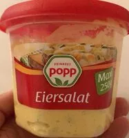 Zucker und Nährstoffe drin Popp feinkost