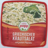 入っている砂糖の量 Krautsalat griechischer Art