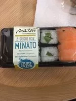 Jumlah gula yang masuk 5 Sushi Box Minato