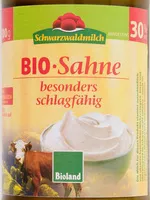 Zuckermenge drin BIO Sahne