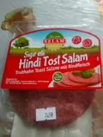 入っている砂糖の量 Toast salami