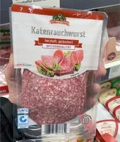 Sokerin määrä sisällä Katenrauchwurst