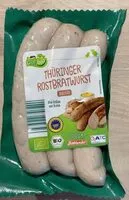 İçindeki şeker miktarı Thüringer Rostbratwurst