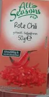 Jumlah gula yang masuk Rote Chili gehackt