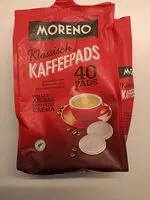 Sokerin määrä sisällä Klassisch KAFFEEPADS