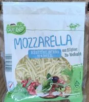 Amount of sugar in Bio-Mozzarella Schnittfest, gerieben