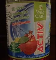 Количество сахара в Aktiv Himbeer Granatapfel Geschmack