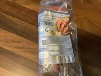 Amount of sugar in Mettwurst