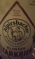 Amount of sugar in Alpirsbacher Klosterbräu Starkbier