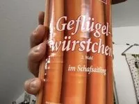 Suhkru kogus sees Geflügelwürstchen
