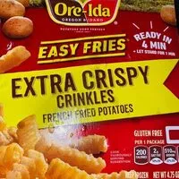 Zuckermenge drin Extra Crispy Crinkles