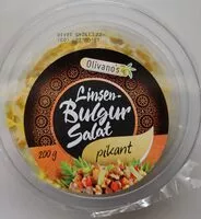 Sokerin määrä sisällä Linsen-Bulgursalat