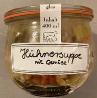 Zuckermenge drin Hühnersuppe mit Gemüse