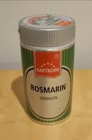 Sokerin määrä sisällä Rosmarin - gemahlen