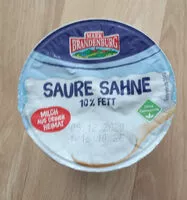 चीनी की मात्रा Saure Sahne 10 % Fett