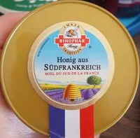 İçindeki şeker miktarı Honig aus Südfrankreich