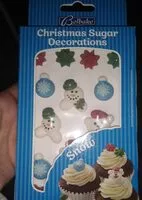 İçindeki şeker miktarı Christmas Sugar Decorations