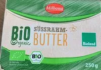 चीनी की मात्रा Bio Süßrahm-Butter