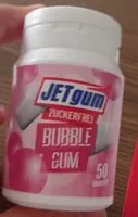 Jumlah gula yang masuk JETgum Bubble gum zuckerfrei