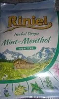 入っている砂糖の量 Herbak Drops Mint-Menthol