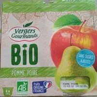 Suhkru kogus sees Compote pomme-poire bio SSA