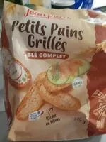 Suhkru kogus sees Petit Pains Grillés Blé complet