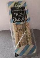 Zuckermenge drin Club sandwich thon crudités