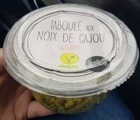 Quantité de sucre dans Taboulé aux noix de cajou et curry