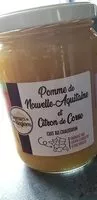 Amount of sugar in Pomme de nouvelle Aquitaine et citron de Corse