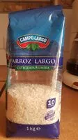 入っている砂糖の量 Arroz largo