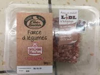 Sokerin määrä sisällä Farce à legumes