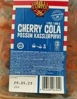 İçindeki şeker miktarı GrilliMaisteri Cherry cola Possun kasslerpihvi