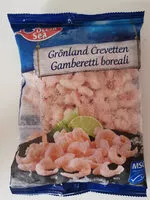 चीनी की मात्रा Crevettes nordiques