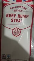 Cantidad de azúcar en Beef Rump Steak