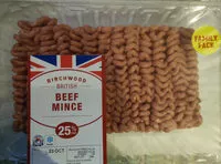 चीनी की मात्रा British beef mince
