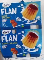 Sokerin määrä sisällä Flan nappé caramel
