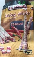 Zuckermenge drin Le Césarin Mini Sticks Piquant
