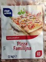 Suhkru kogus sees Pizza Familijna z szynką i pieczarkami