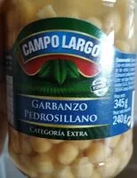 入っている砂糖の量 Garbanzo pedrosillano
