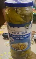 Zuckermenge drin Pickeld green peppers