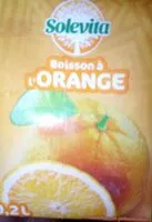 Количество сахара в Boisson sucrée à base de jus d'orange 🍊concentré